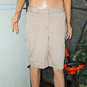 RELATIVITY Khaki Bermuda Shorts